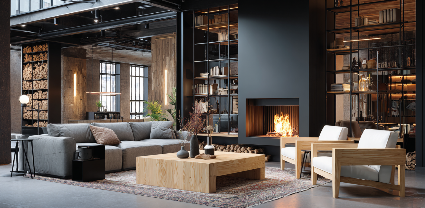 Vue sur les toits de Paris au coucher du soleil